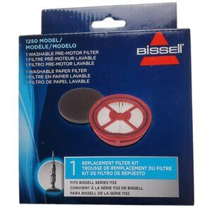 New Bissell Filter Pack 1250 Symphony All-in-One Vacuum Steam Mop Replacement